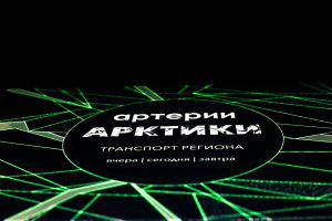 Дизайн обложки книги, которая светится в темноте / Артерии Арктики для Министерства Транспорта РФ